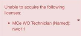 Unable to Acquire License Error Reference 2